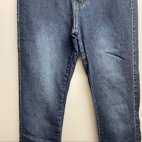Fashion Nova Dark Wash Skinny Jeans High Waisted Cotton Blend Spandex size 7 - Picture 8 of 11